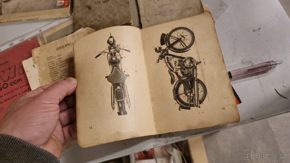 Jawa special villiers reklama plakát příručka aj. - 3