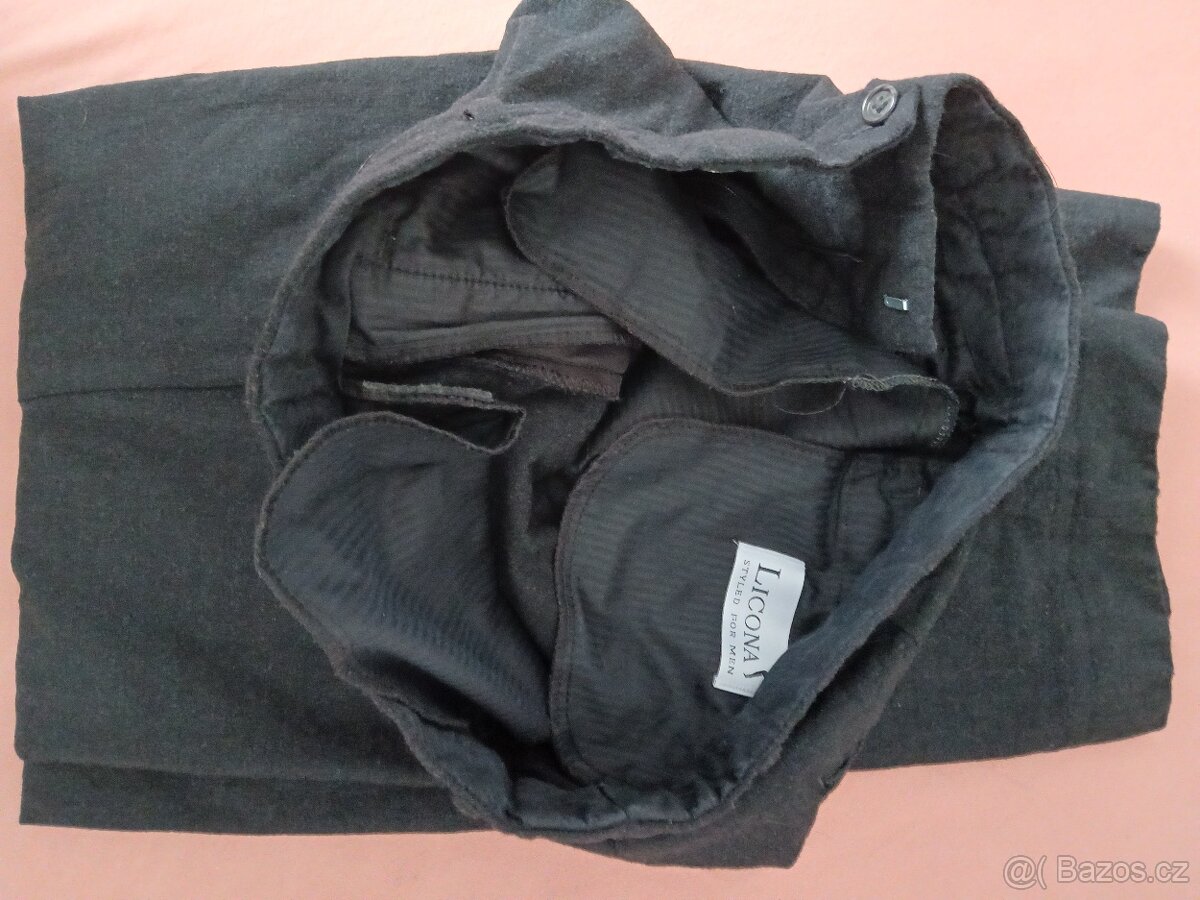 Pansky tmave sedy oblek , original LICONA STRETCH - 3