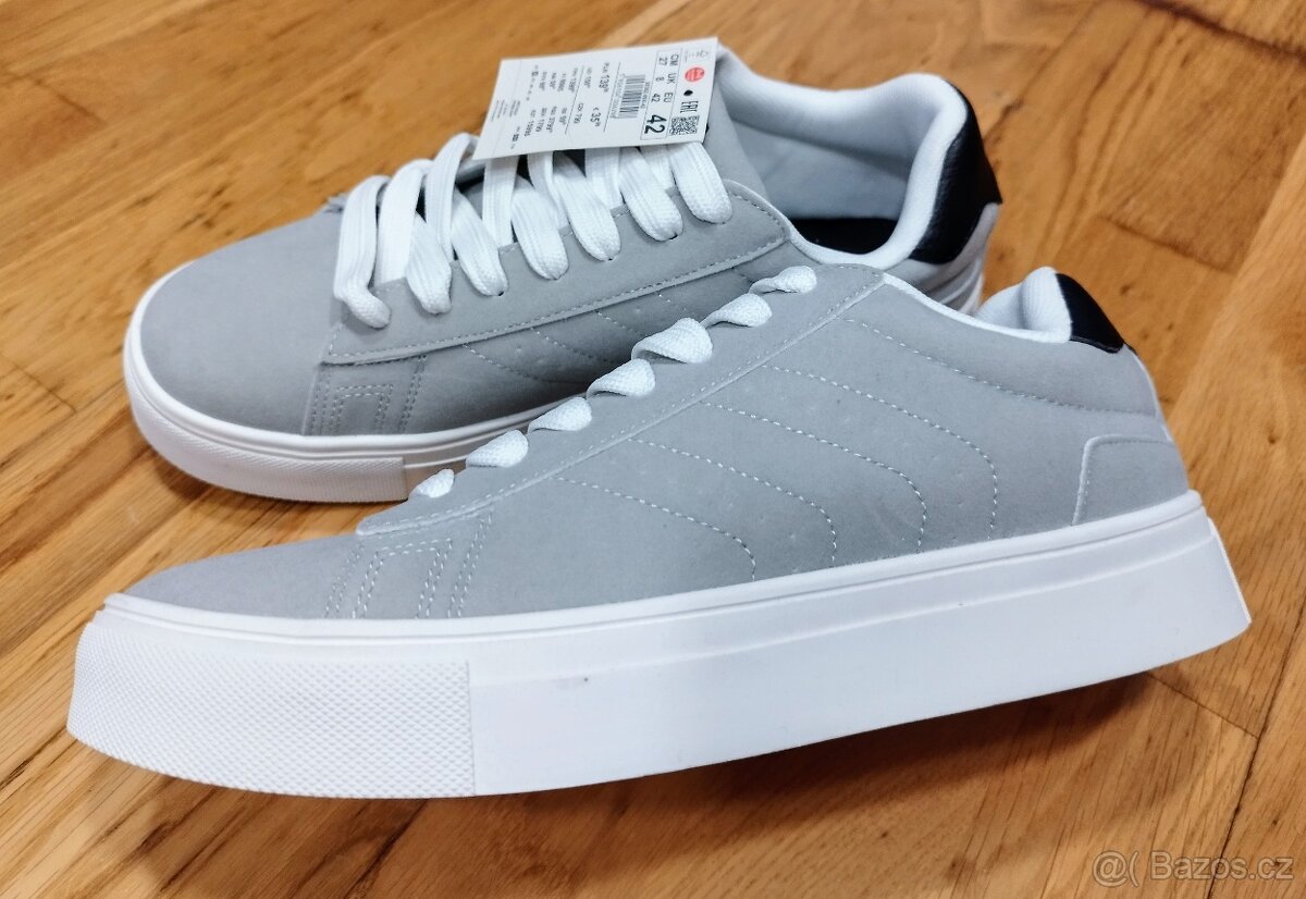 Šedé pánské tenisky vel 42 - 3
