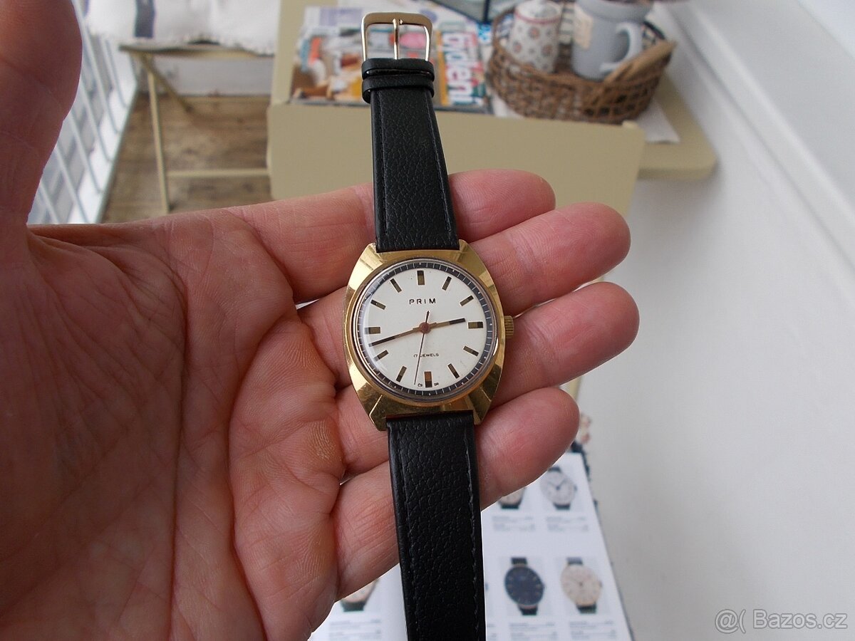 zlacene krasne funkcni hodinky prim rok 1973 - 3