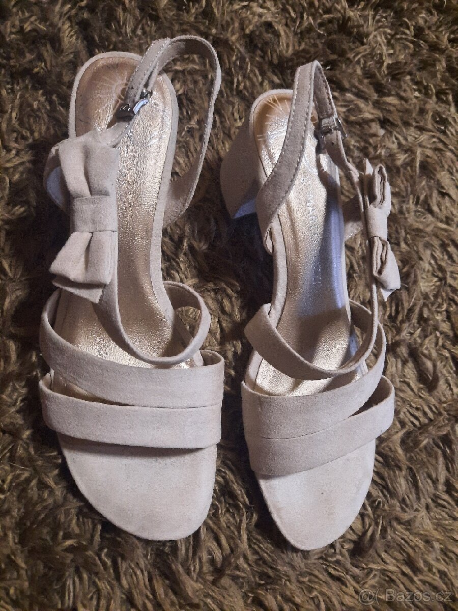 Střevíčky na podpatku vel.41 - 3