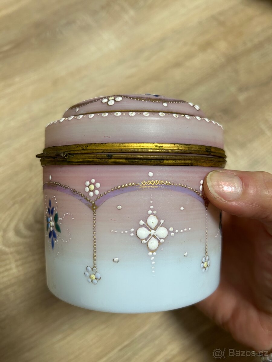 Opalování skleněná krabička - šperkovnice - 3