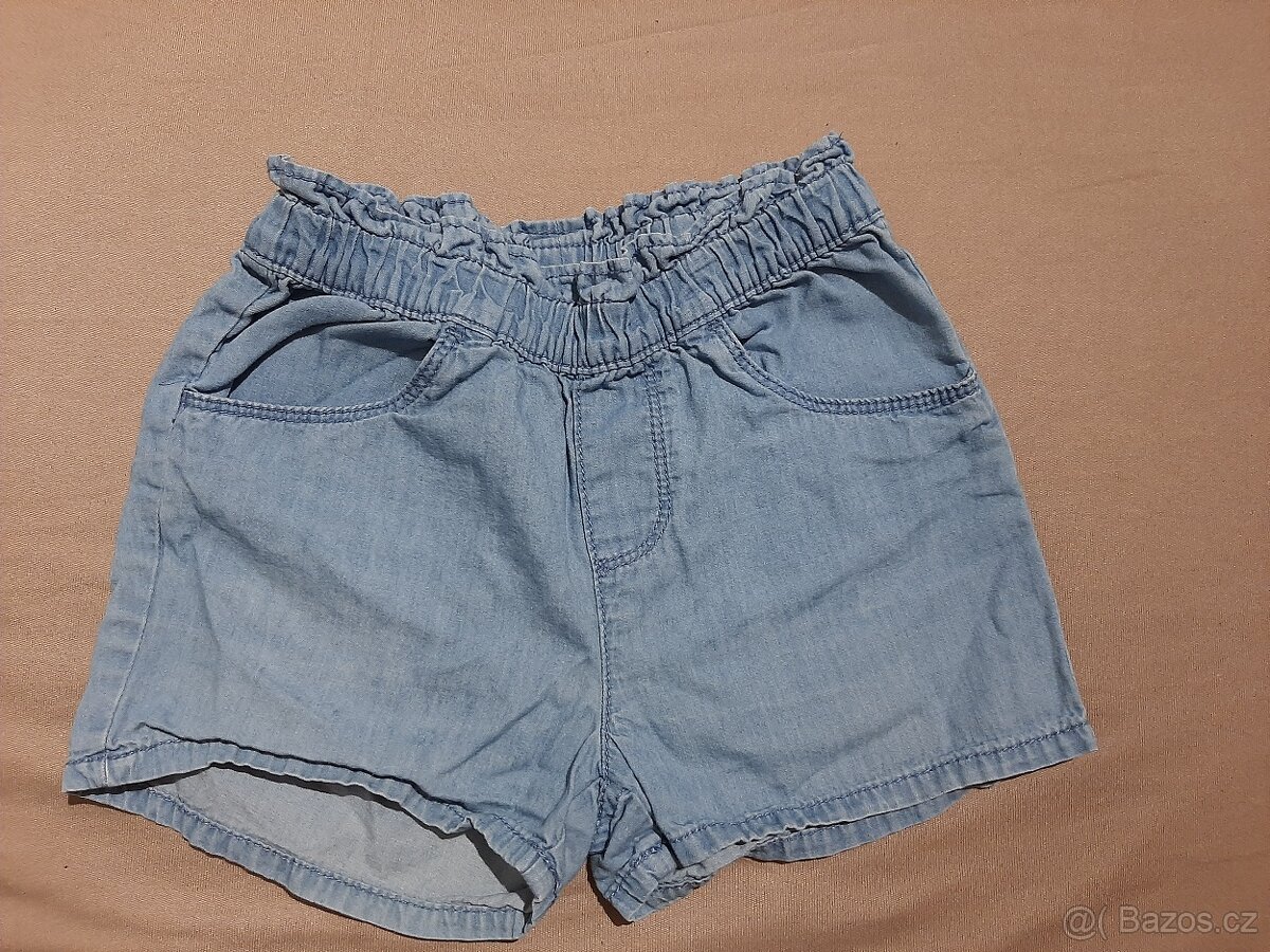 Dívčí plátěné kraťasy zn. Lupilu, vel 110-116 - 3