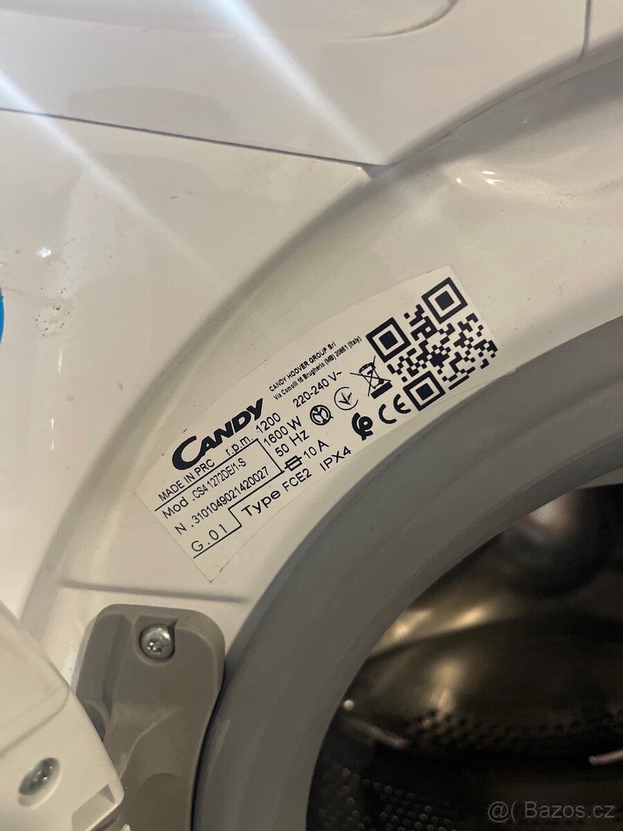 Pračka Candy CS4 1272DE/1-S na dily - 3