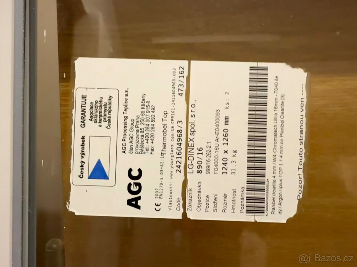 Prodám okno 1240x1260, použité - 3