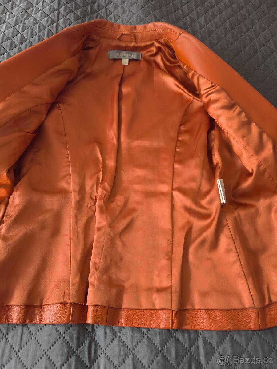 Kožená bunda/ Amisu - 3