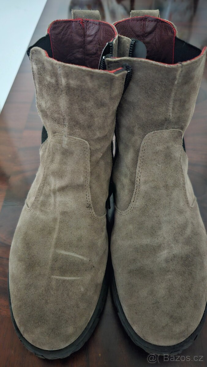 Kožené kotníkové boty - 3