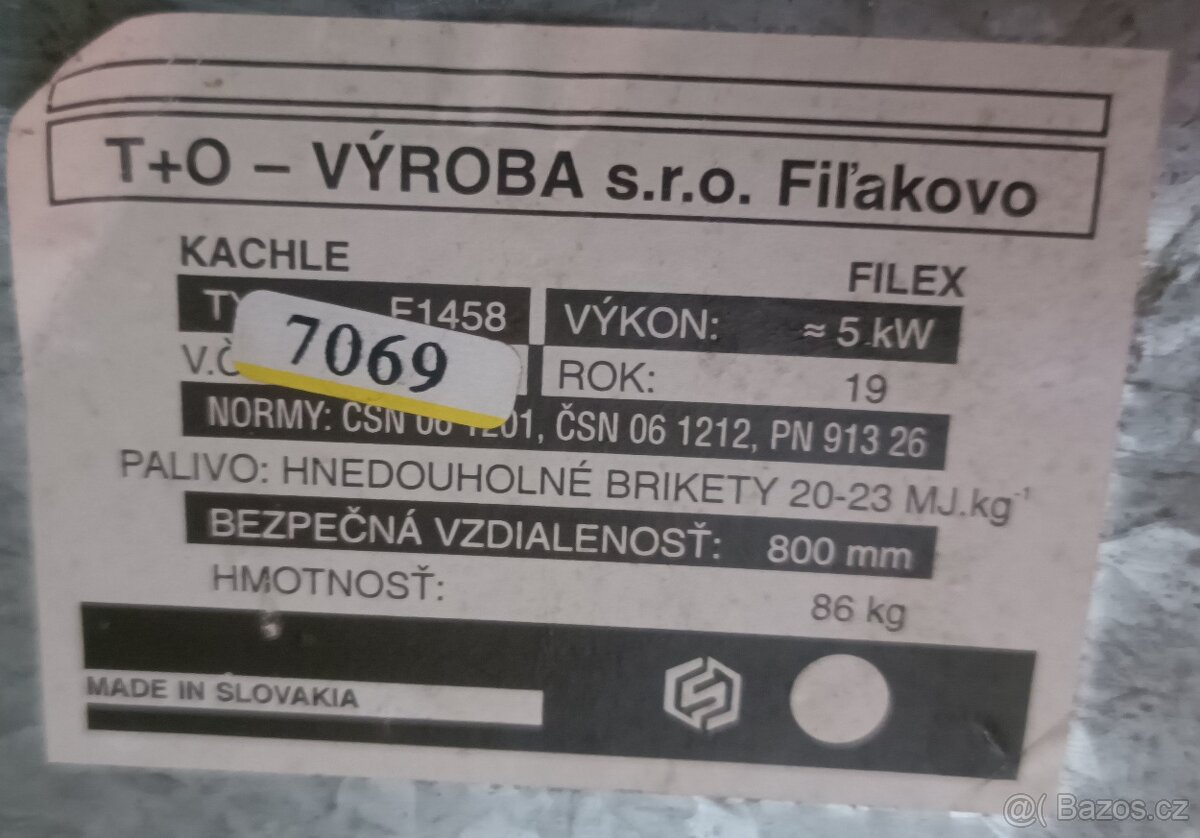 Kamna Kachle Filex 5kw - 3