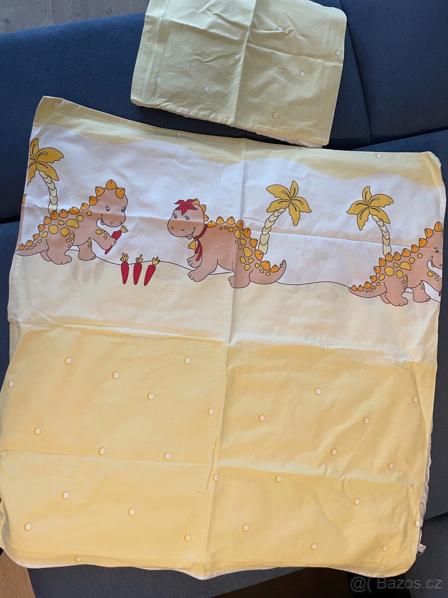 Proutěný koš na miminko Scarlett včetně žlutého potahu - 3