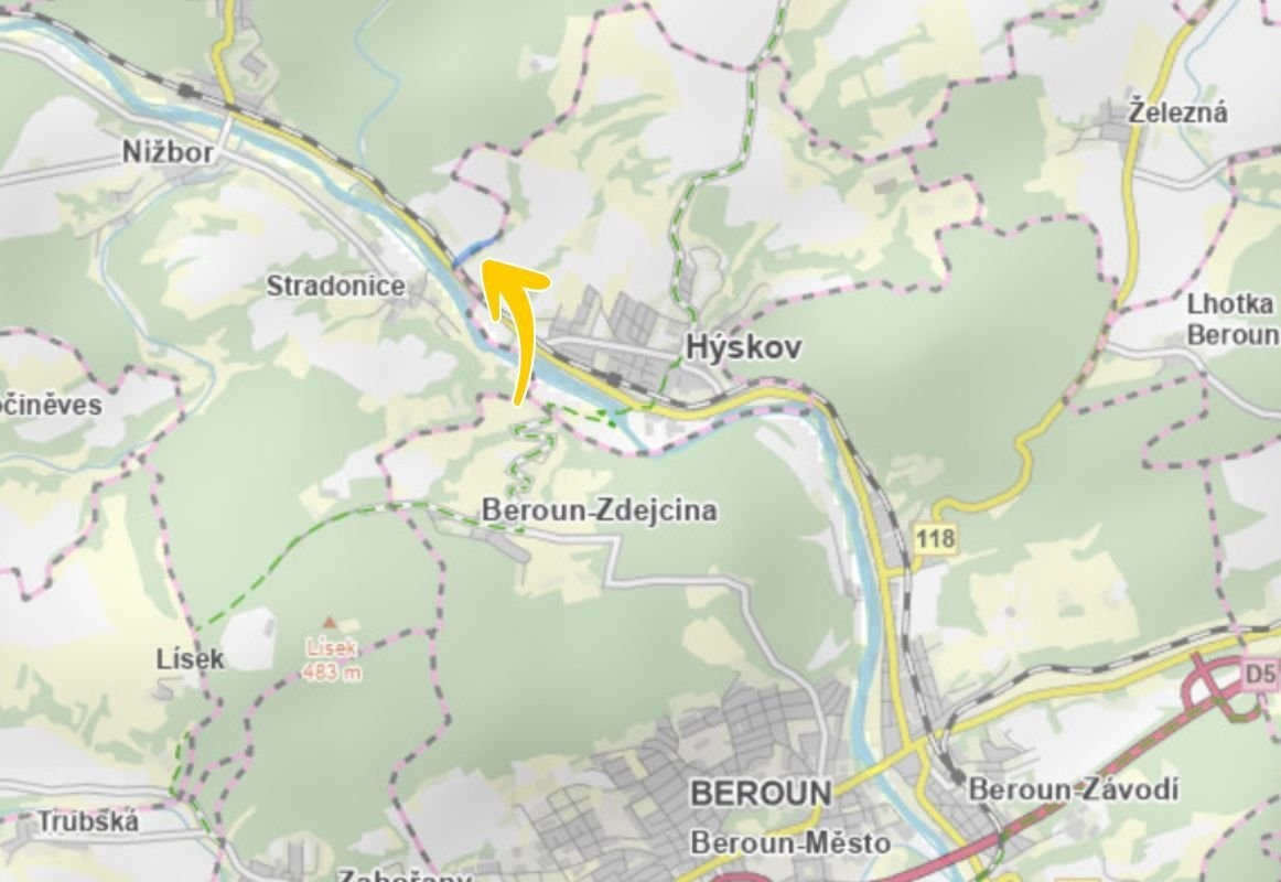 Prodej louky v k.ú. Stradonice u Nižboru - 3