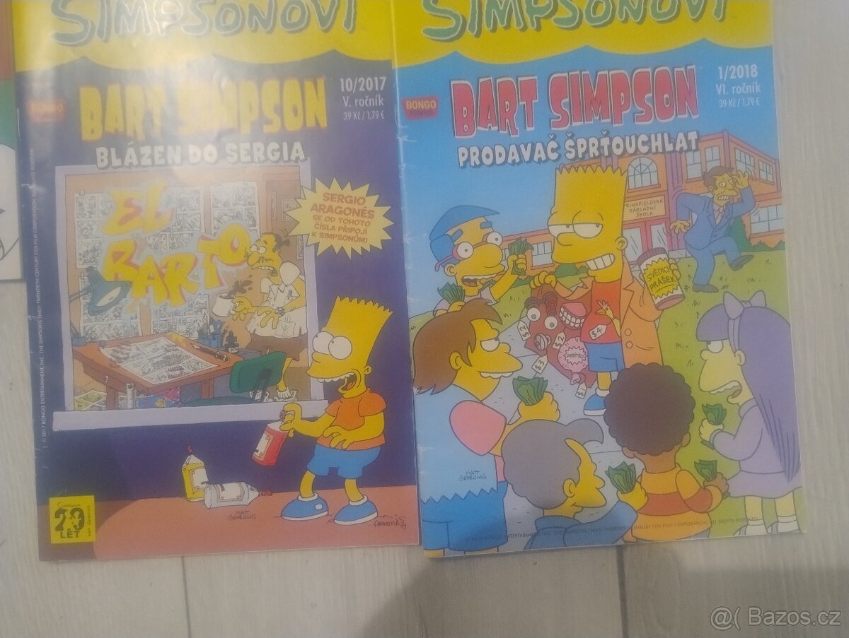 Simpsonovi komiksy 5ks cena za vše - 3