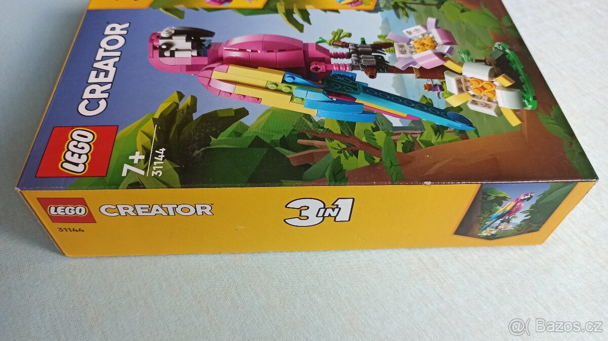 LEGO 31144 Creator Exotický růžový papoušek 3v1 - 3