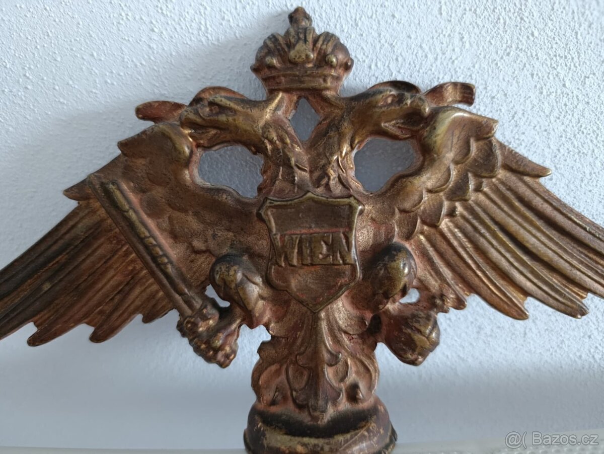 Velká a těžká RU orlice / R-U orel. Krásný sběratelský kus - 3