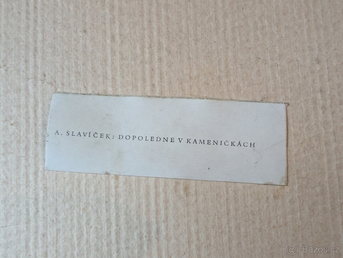 Obraz Antonín Slavíček - Dopoledne v Kameničkách - 3