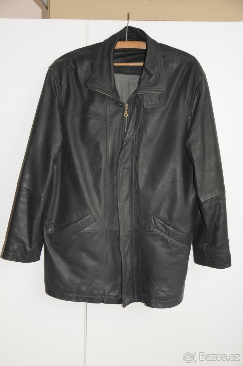 pánský kožený kabát - 3