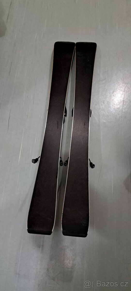 Dětské carvingové lyže Salomon mini kart 90+hůlky Leki 80cm - 3