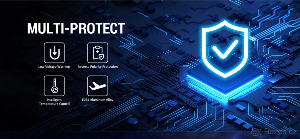 svítilna EDC Wurkkos TD07 1300 L, USB,LED,1100mAh ,479 metrů - 3