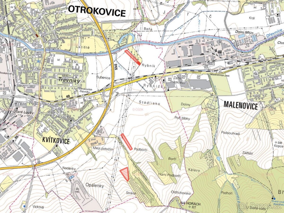 Zemědělská půda, prodej, Kvítkovice, Otrokovice, Zlín - 3