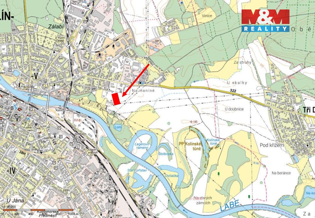 Prodej komerčního pozemku, 5627 m², Kolín - 3