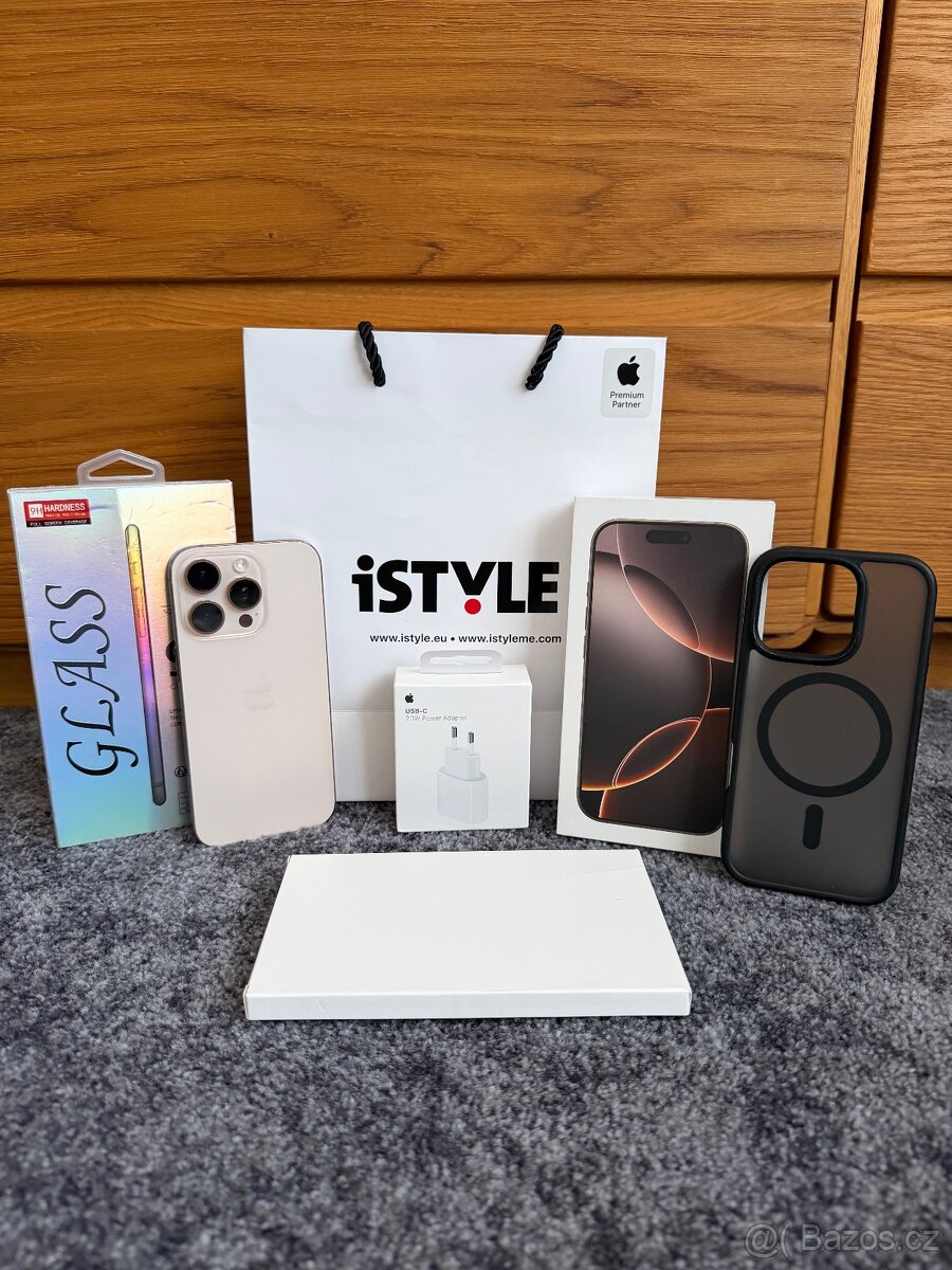 iPhone 16 PRO 512GB - 91% kodnice Desert Titanium - 3