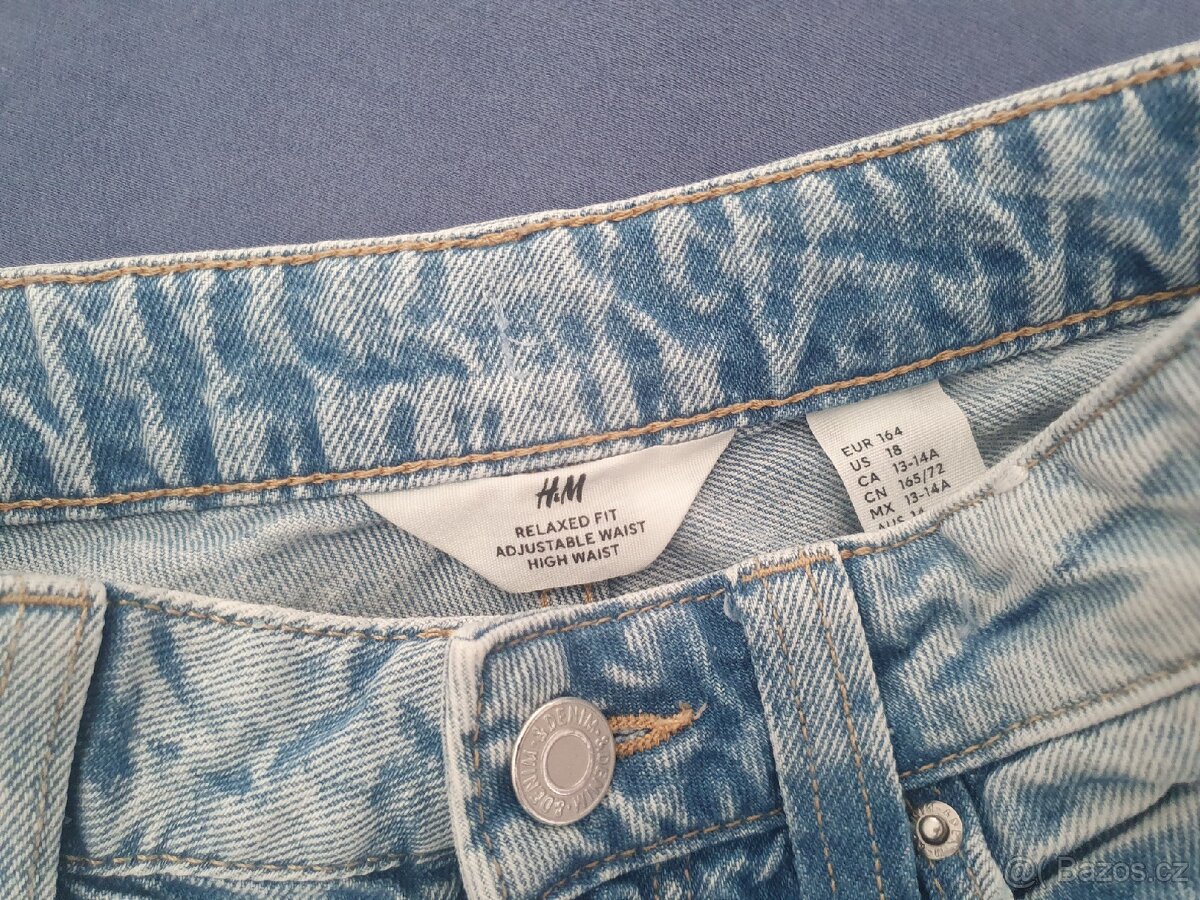 Dívčí džínové šortky H&M vel. 36 - 3