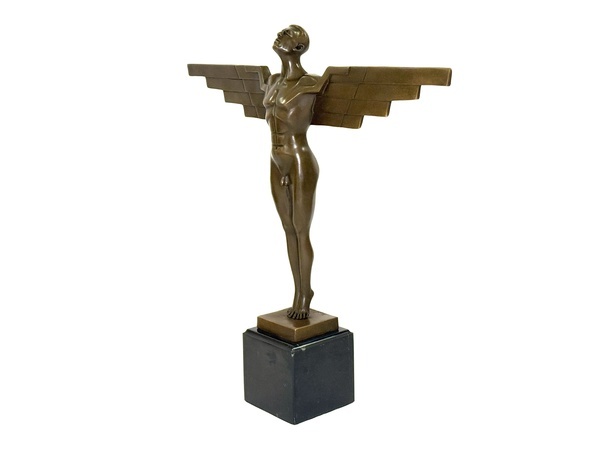 IKARUS - ART DECO BRONZOVÁ SOCHA - 3