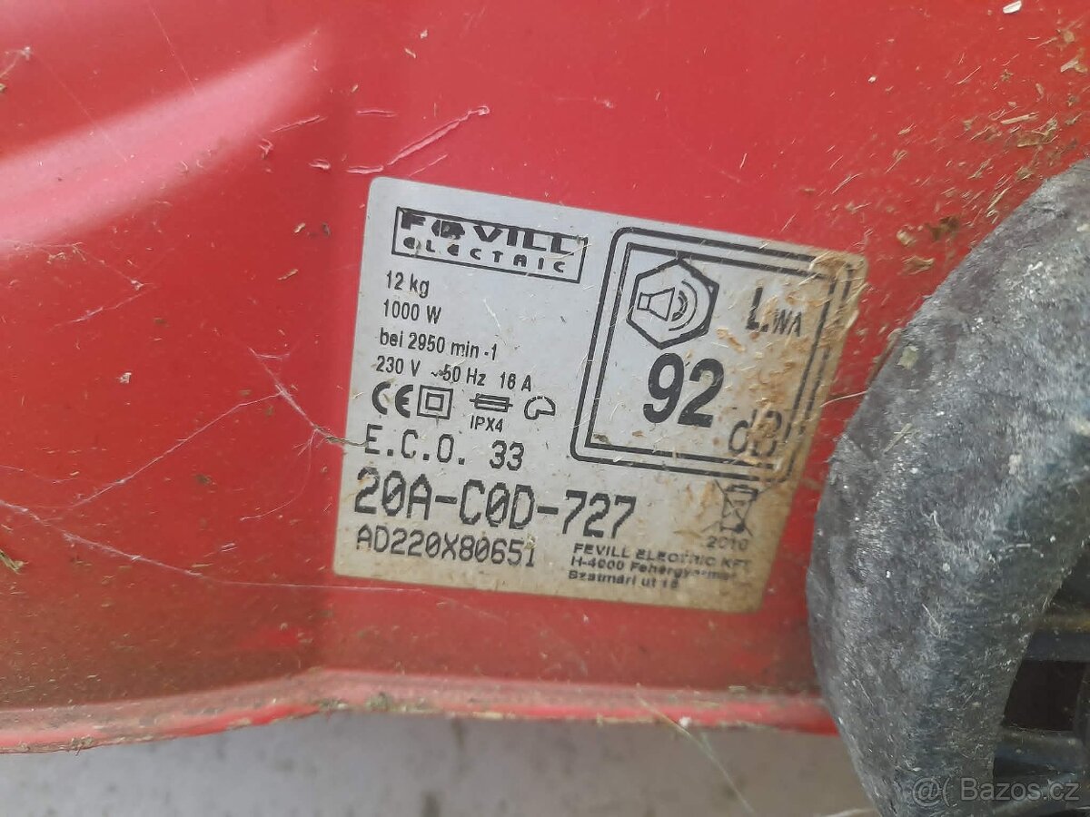 prodám elektrickou sekačku Eco - 3
