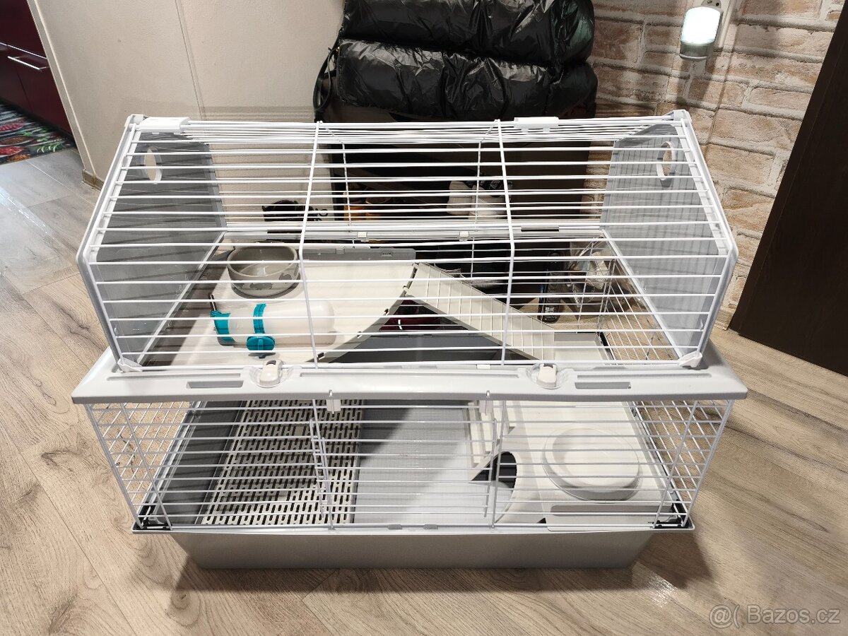 Klec Ferplast BARN 80, TOP stav, příslušenství - 3