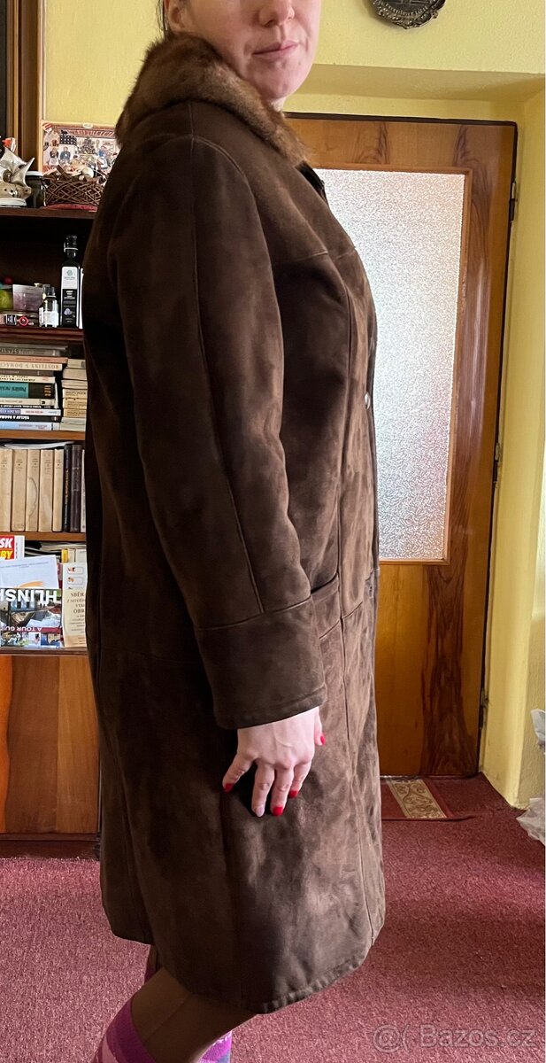 Damsky kozich velur brousena kuze - 3