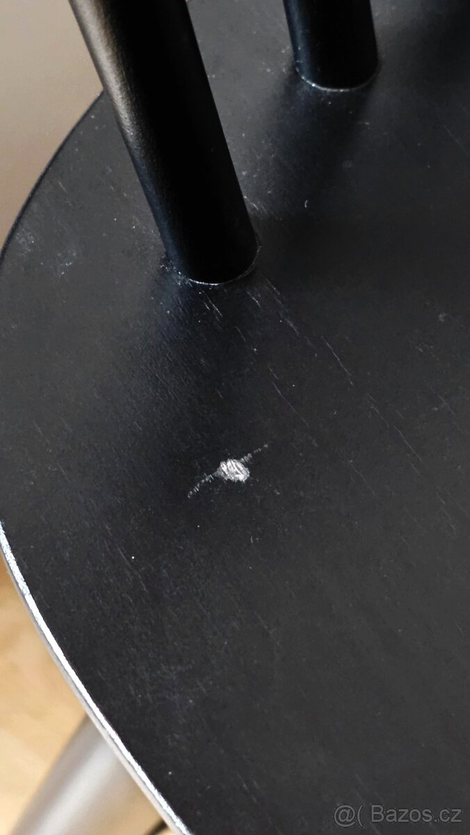 2× barová židle TON Ironica – Black Grain (černá) - 3