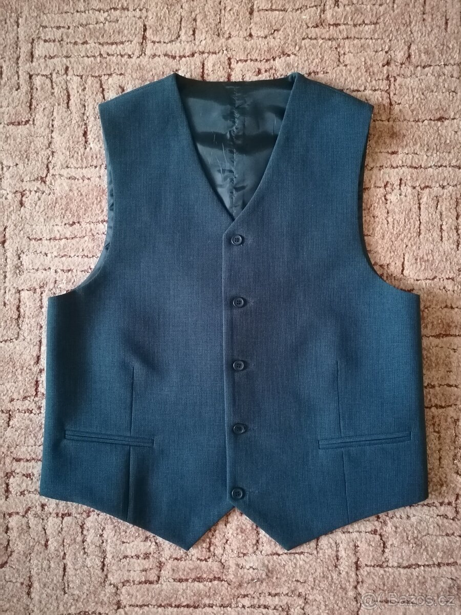 Pánský oblek - sako, kalhoty, vesta - 3