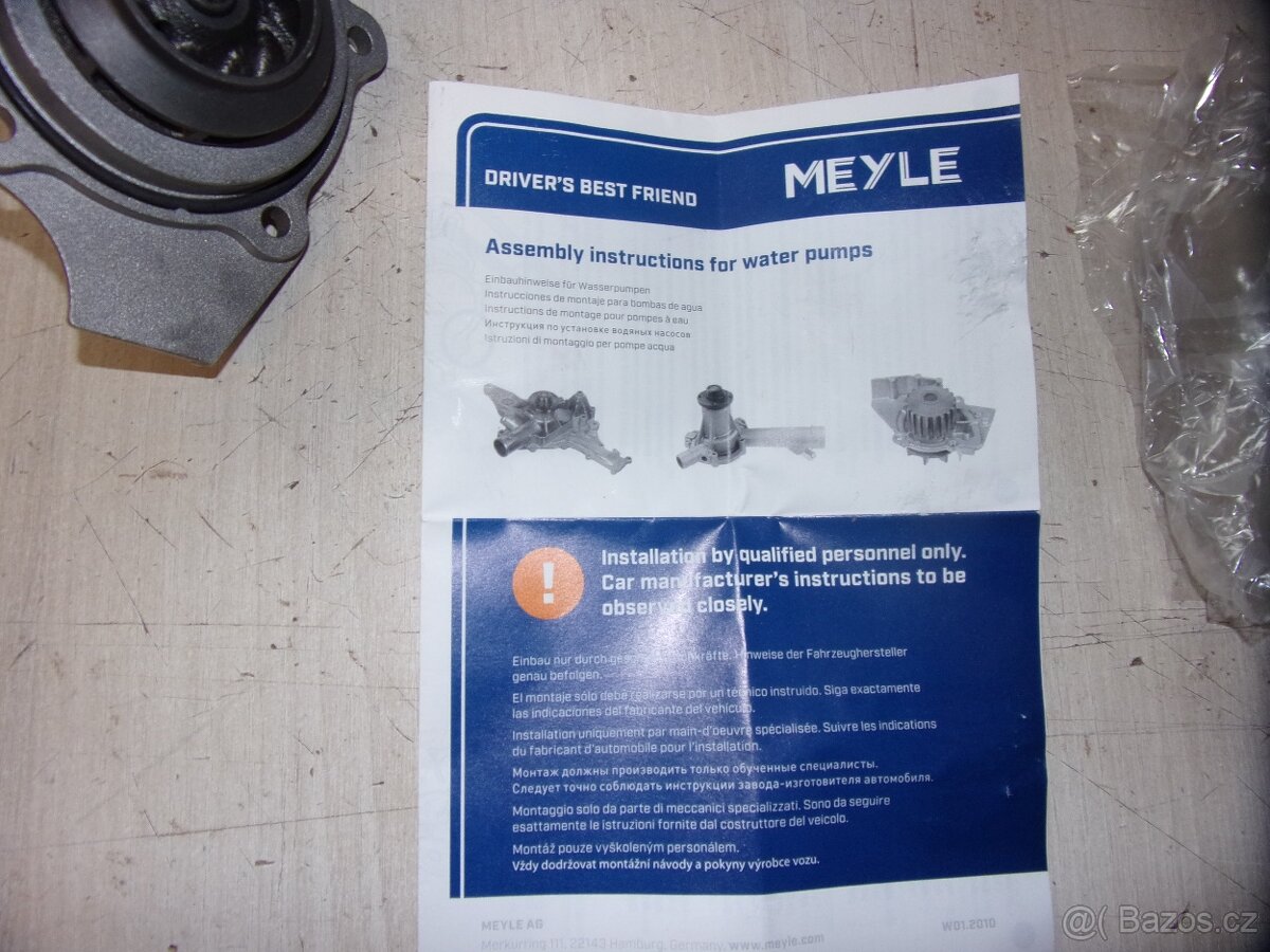 Vodní čerpadlo Audi, VW, Škoda - 3
