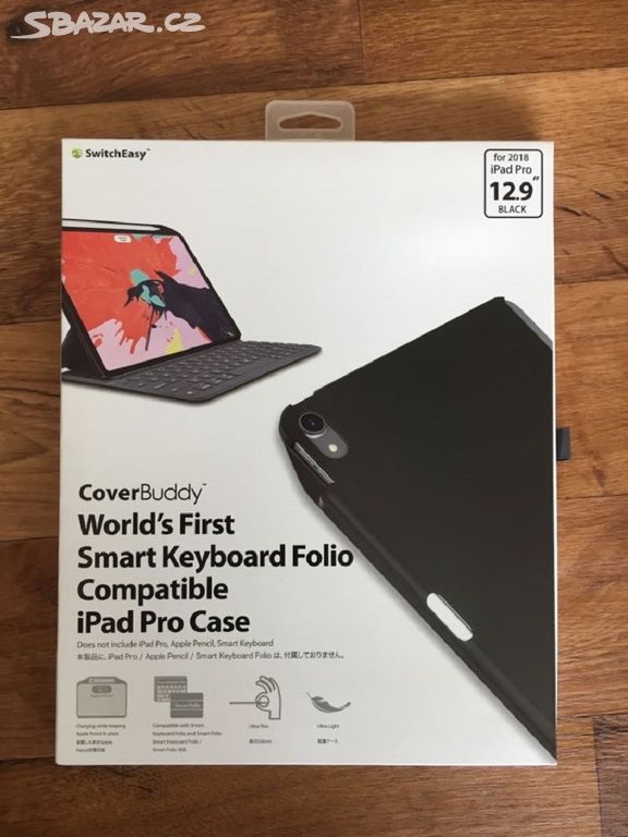 iPad Pro 12,9" CoverBuddy Protect Case Black/White - 3