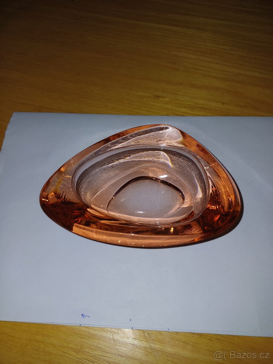 Retro skleněný popelník - 3