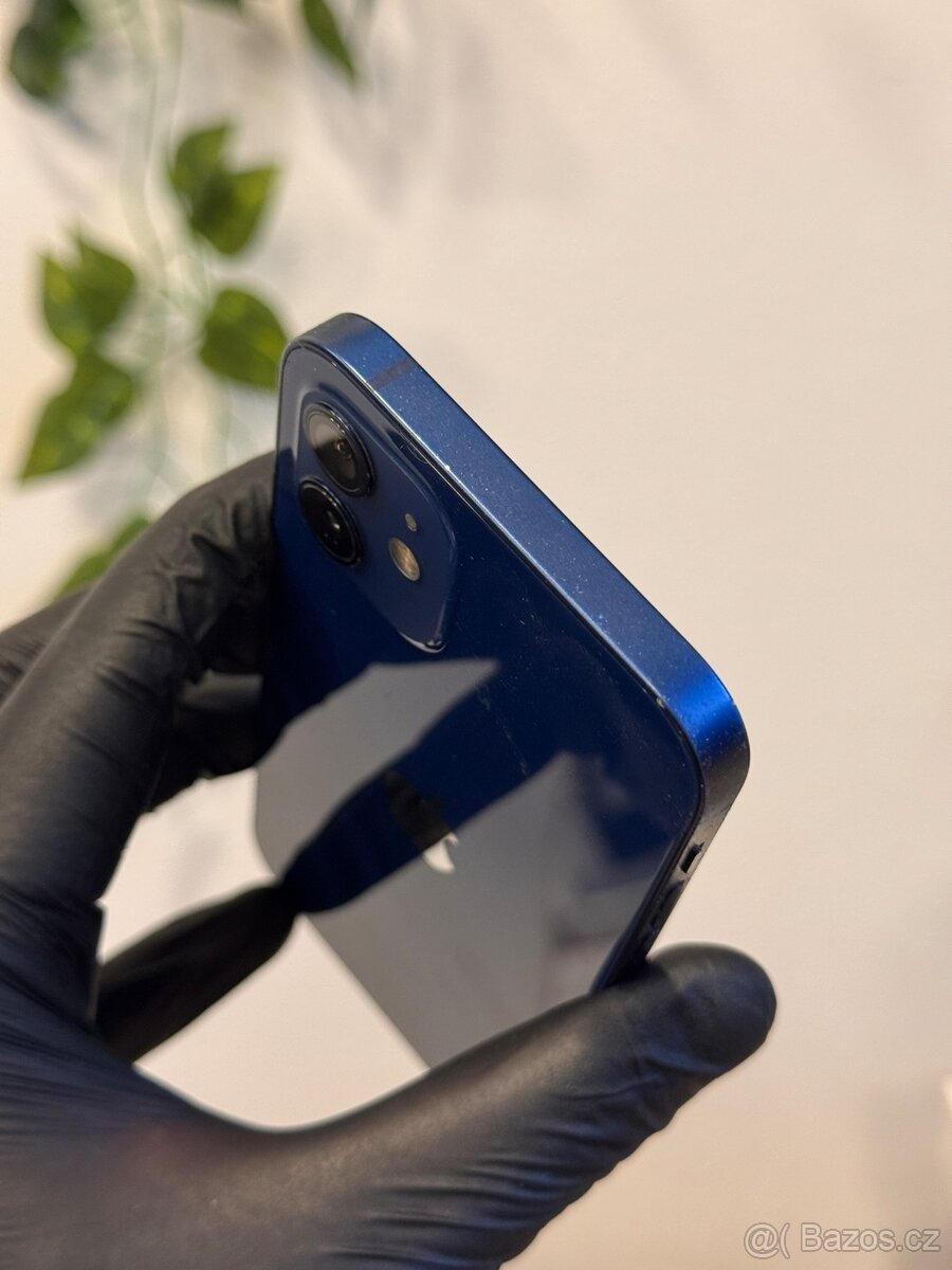 iPhone 12 64GB modrý - 100% baterie - 3