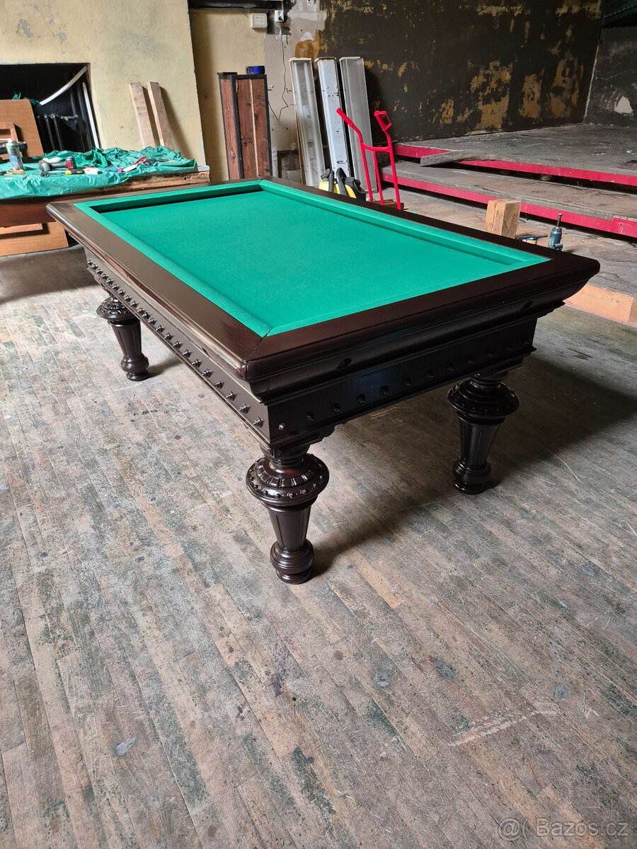 Starožitný kulečník 160x80cm - 3