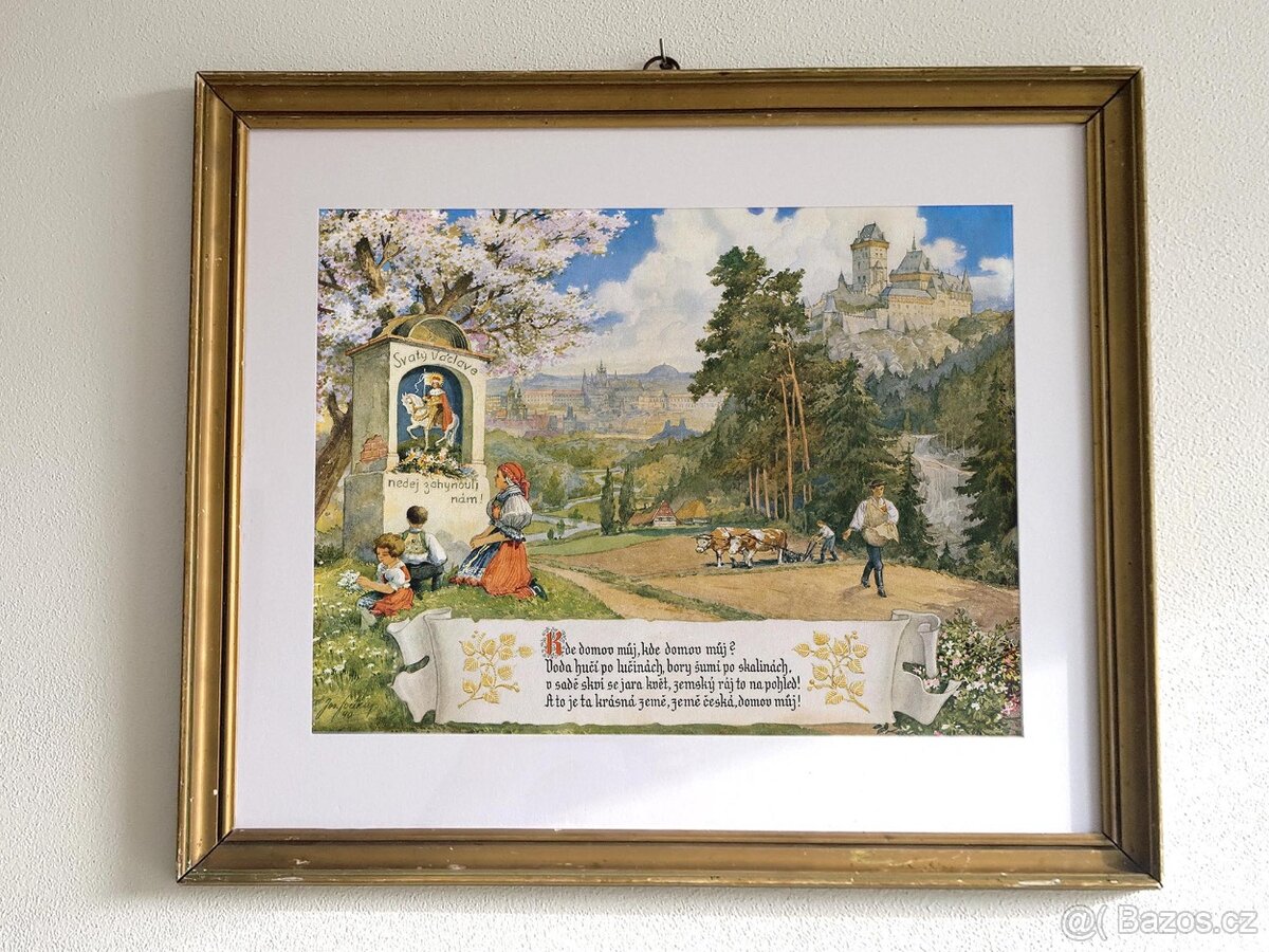 Prodám obraz od Josefa Soukupa - Má vlast - 3
