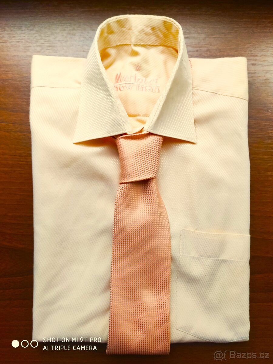 PÁNSKÁ KOŠILE VELIKOST M S VÁZANKOU - 3