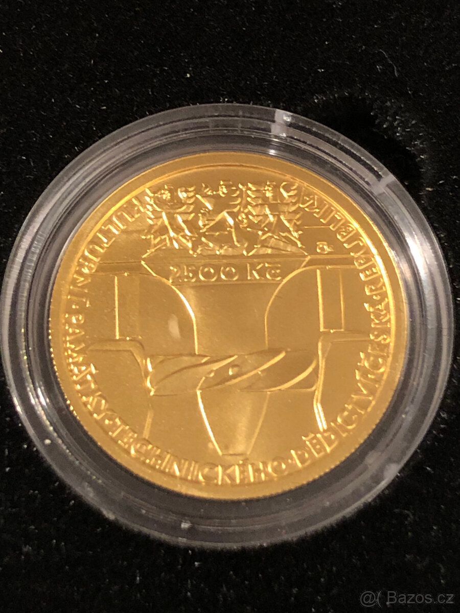 Zlatá mince zdymadlo na Labi pod Střekovem - BK - 3