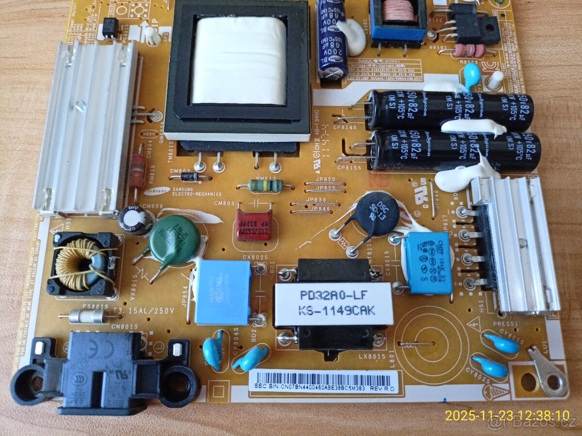 Prodám napájecí zdroj / PSU modul pro TV Samsung UE32D5500 - 3