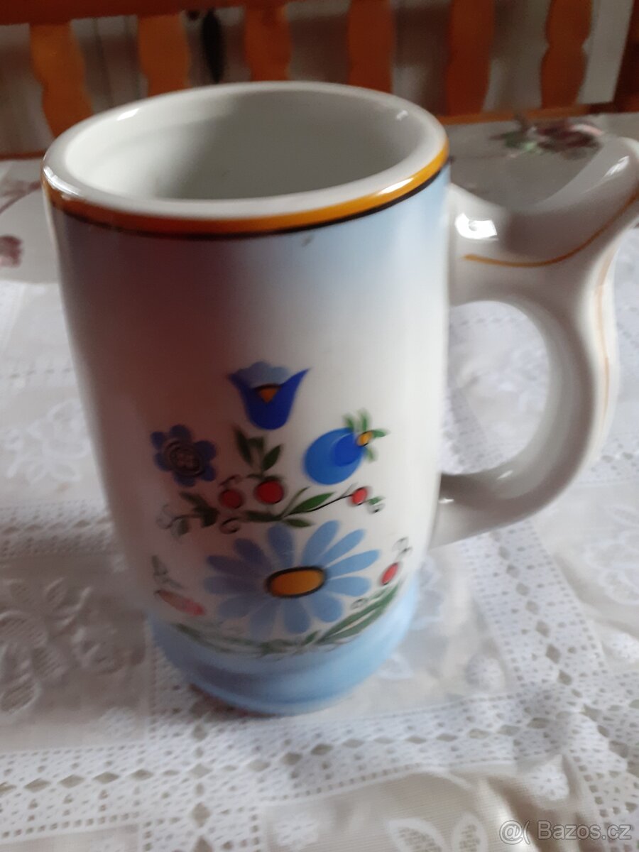 Retro džbány, Korbel,chodska keramika - 3