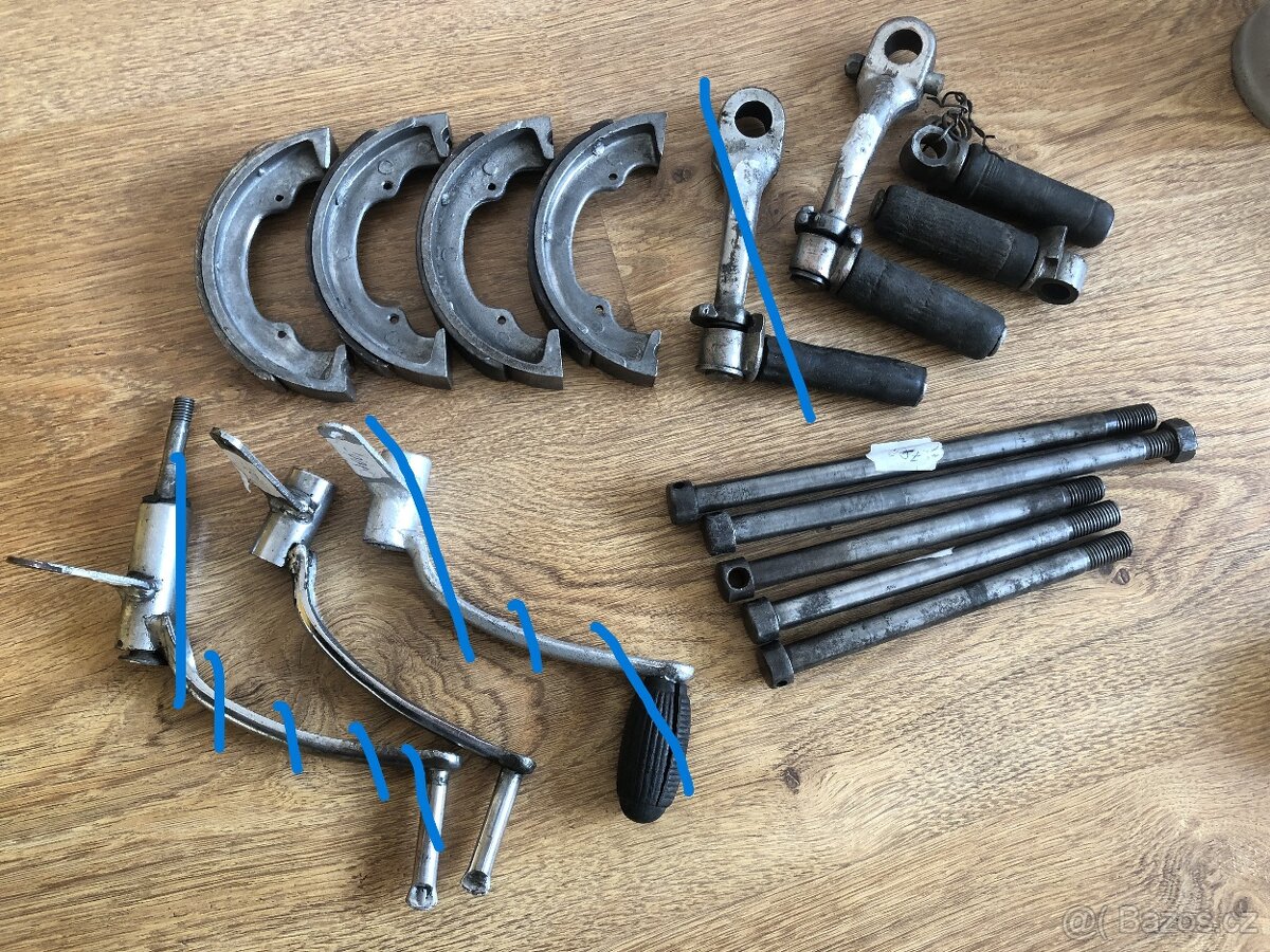 Prodám náhradní díly na jawa 50 typ 20 21 a 23 - 3