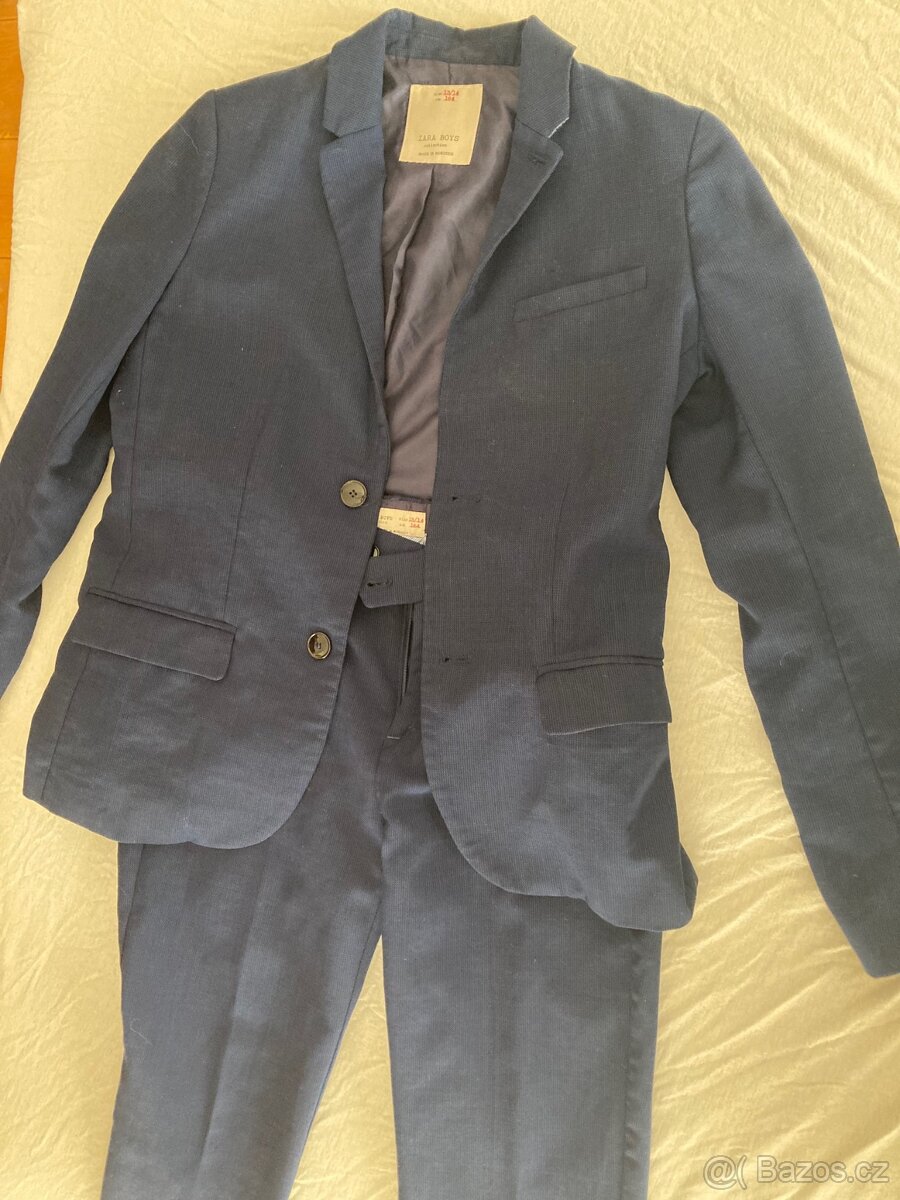 klučičí oblek ZARA, vel. 13-14 let, 164, po synovcovi - 3