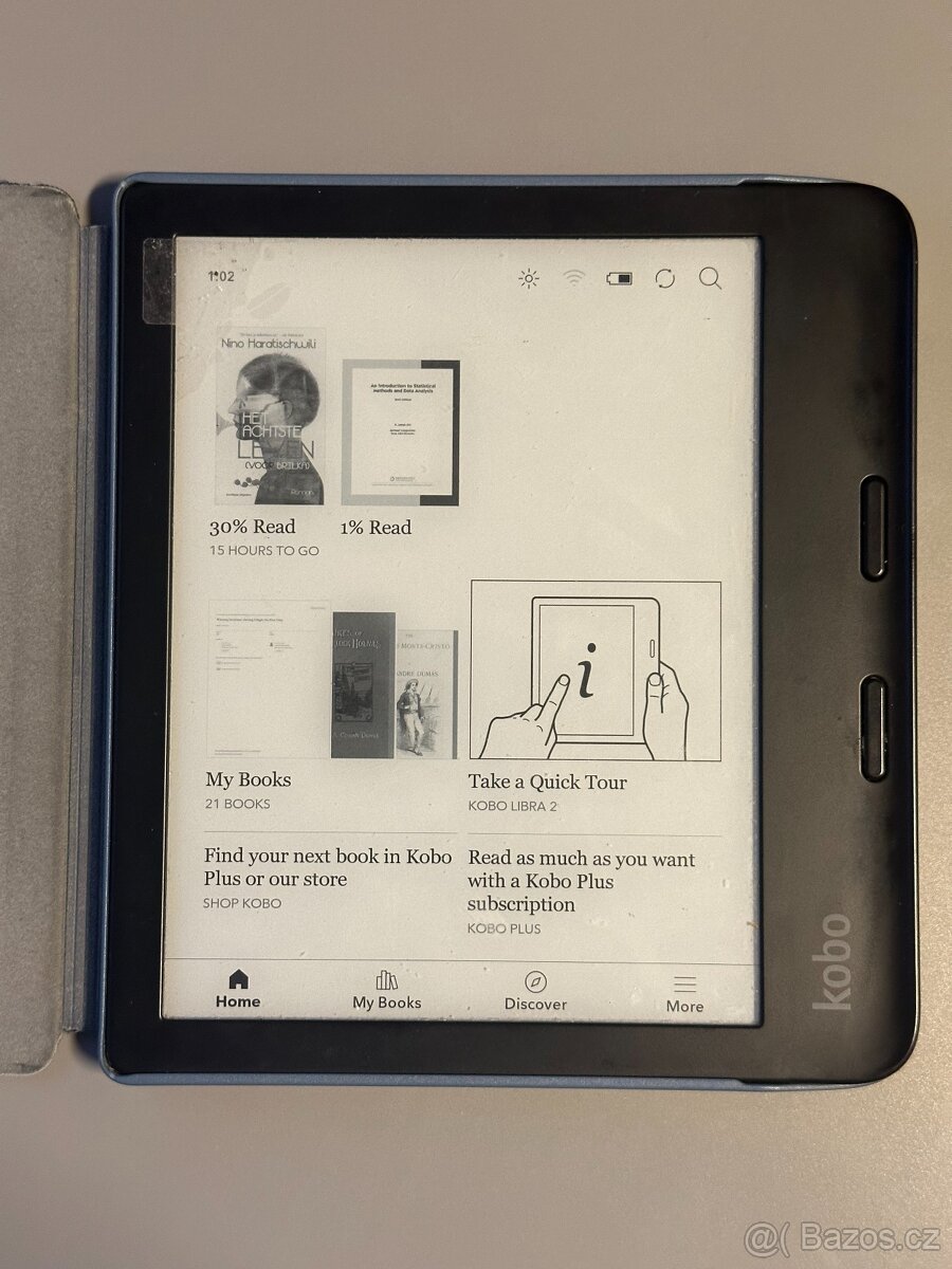 Čtečka knih Kobo Libra 2 32GB černá + obal - 3