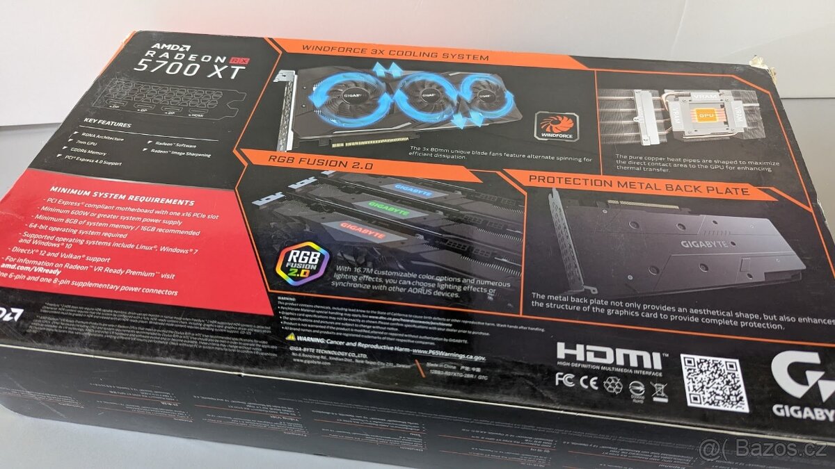 Gigabyte AMD Radeon RX 5700 XT Gaming OC Edition 8GB #NOVÁ - 3