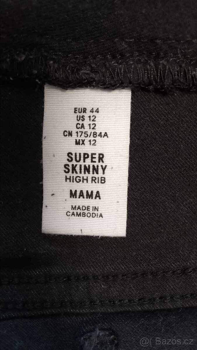 Těhotenské rifle H&M, vel. 44 - 3