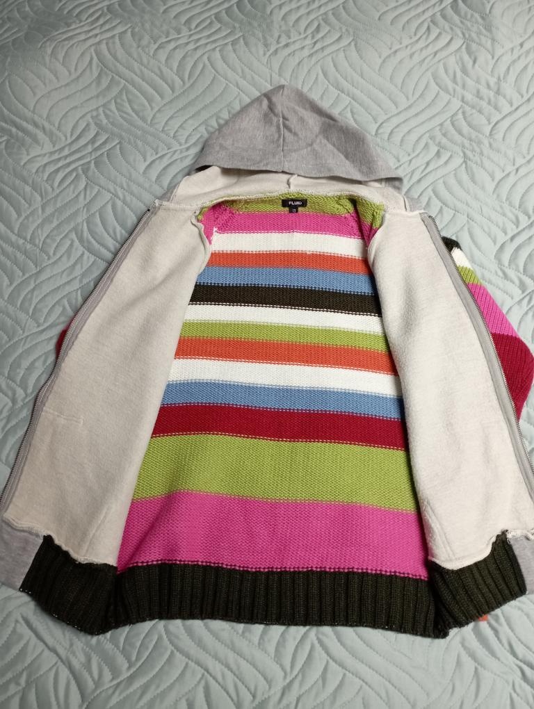 dívčí mikina s kapucí zn. Fluid - 3