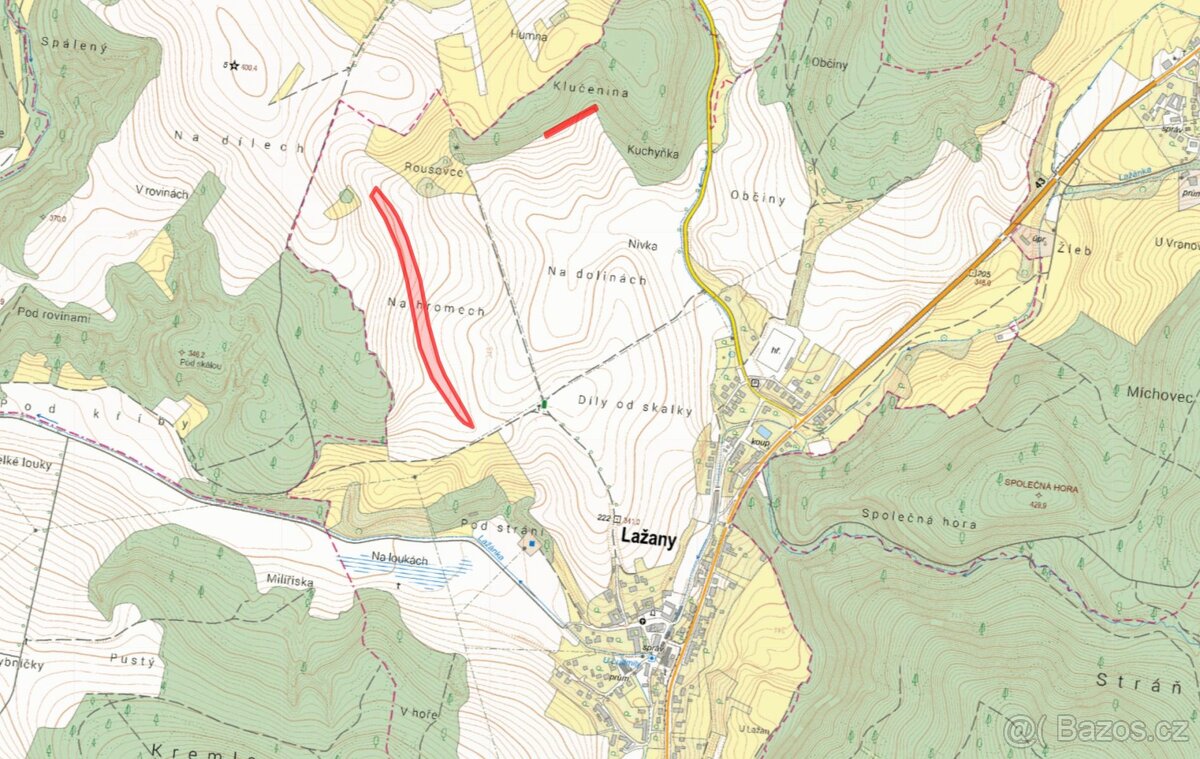 Zemědělská půda, prodej, Lažany, Blansko - 3