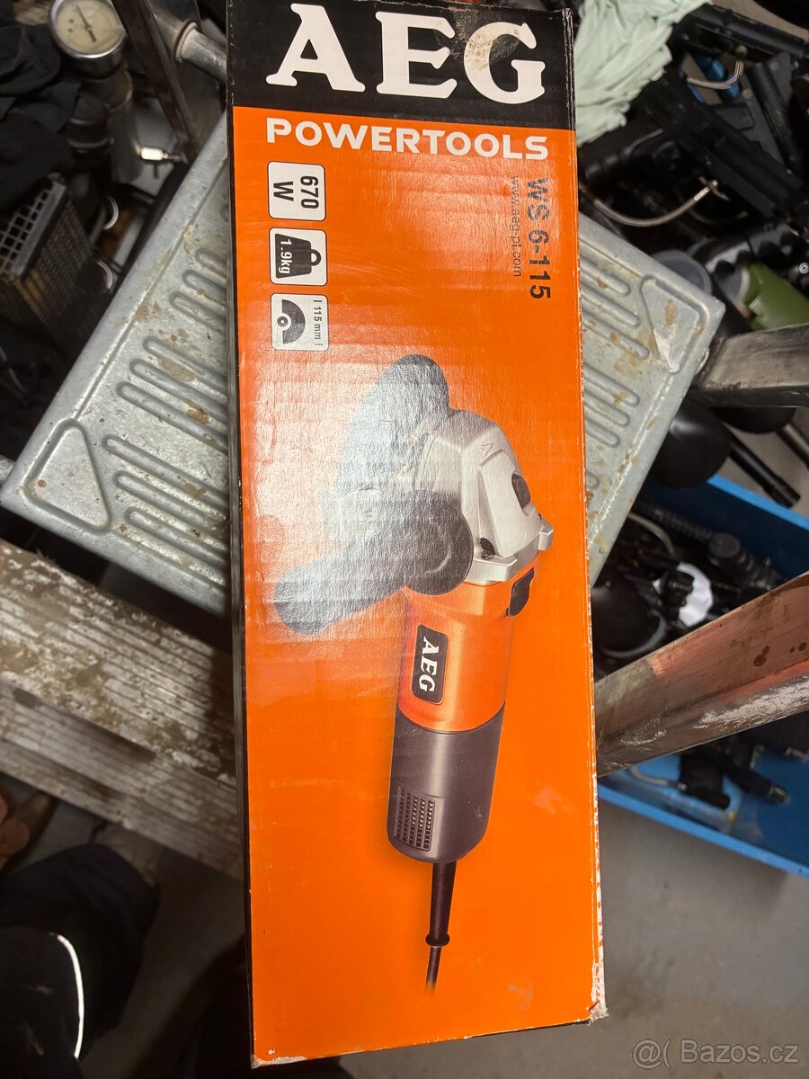 úhlová bruska aeg ws 6-115 - 3