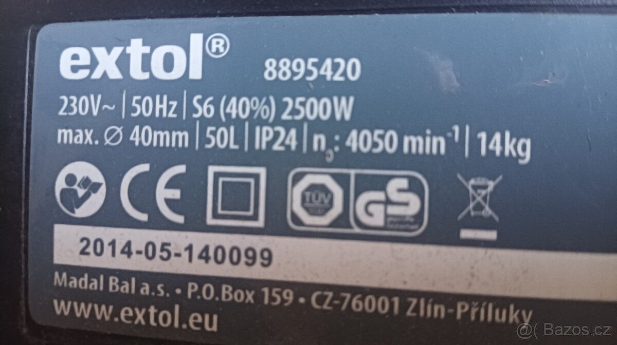 Drtič zahradního odpadu EXTOL - 3